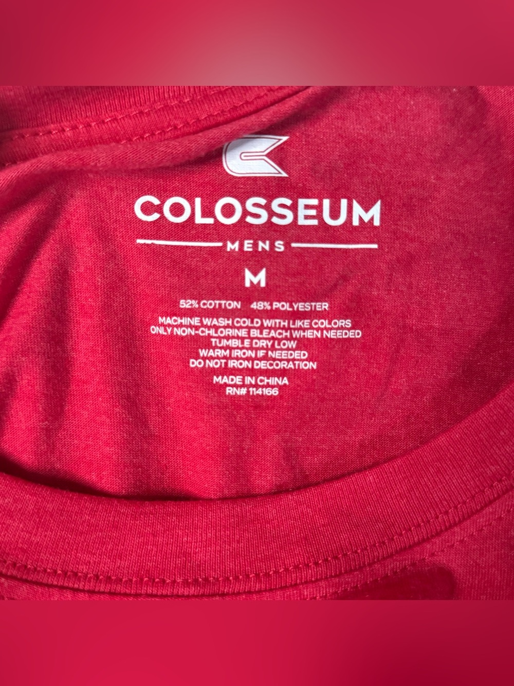 Ohio State Buckeyes Colosseum Men’s T-Shirt Red Graphic Logo Size M NWT - Picture 2 of 7